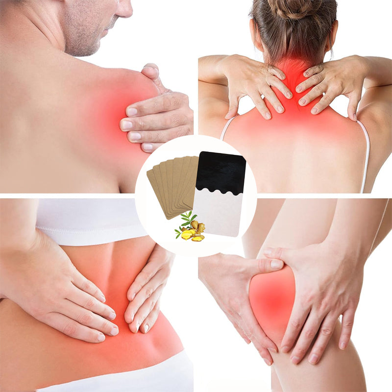 ⏳Time-Limited Special⏰ Ginger Pain Relief Patches – Natural Heat Therapy for Aches & Stiffness | Stick It Where It Hurts! 💆♀️