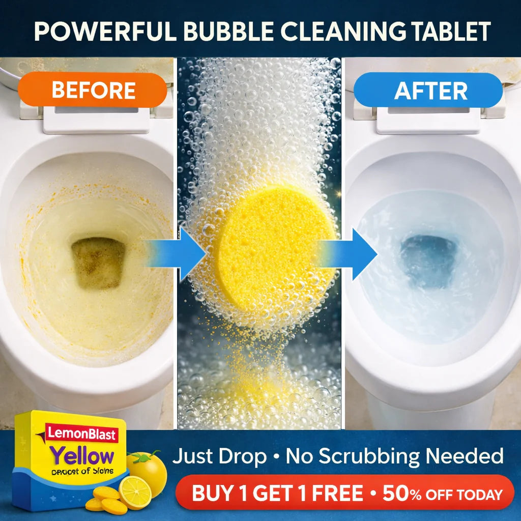 LemonBlast Deep Clean Bubble Tablets (BUY 12 GET 12 FREE)✨