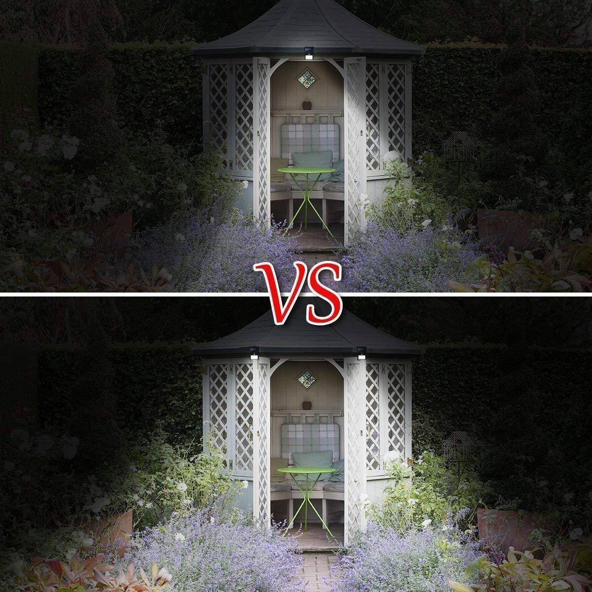 Outdoor Solar Clip Light with Motion Sensor