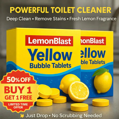 LemonBlast Deep Clean Bubble Tablets (BUY 12 GET 12 FREE)✨