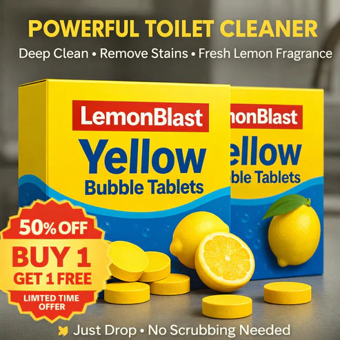 LemonBlast Deep Clean Bubble Tablets (BUY 12 GET 12 FREE)✨