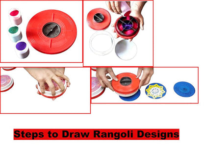 4 in 1 DIY Rangoli Box