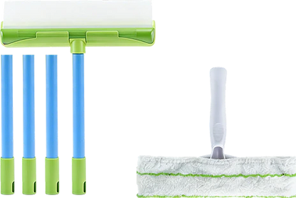 🔥Hot Sale 50%OFF🏆50KD+SOLD✨ Scratch-free & streak-free window scraper – 5-piece complete set for glass cleaning
