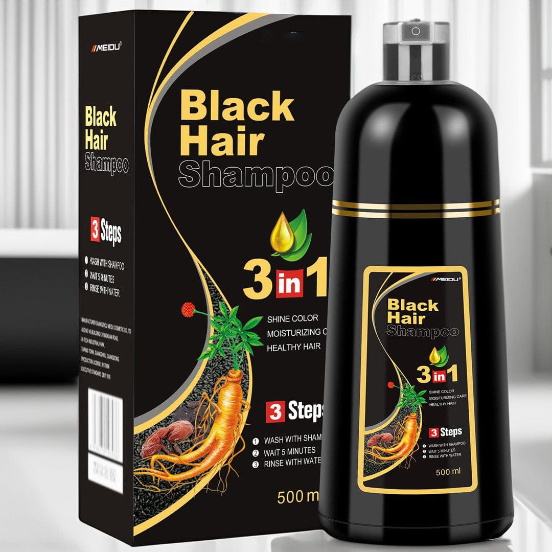 Triple Action Black Hair Dye Shampoo