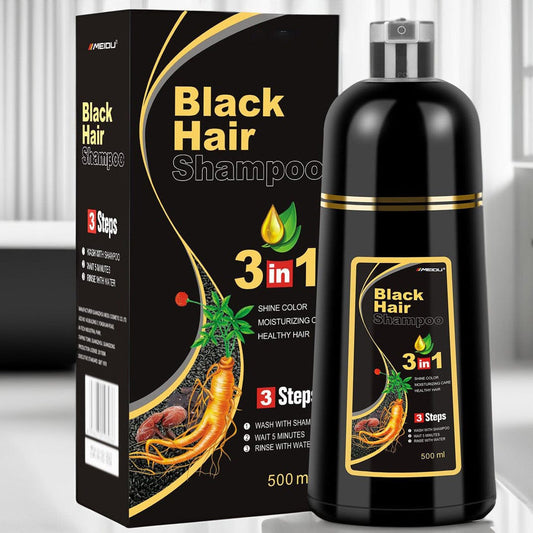 Triple Action Black Hair Dye Shampoo