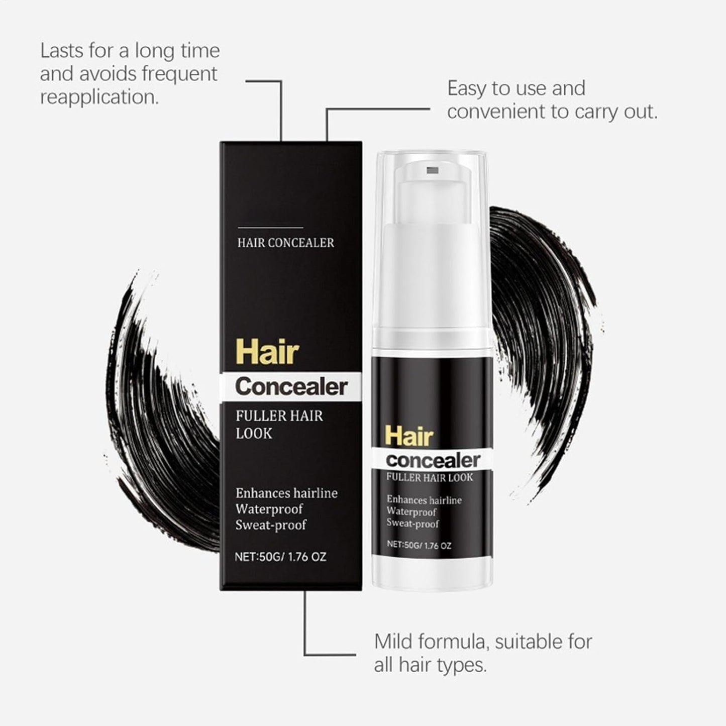 Natural Hair Concealer Cream (Buy 1 Get 1 Free)