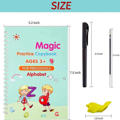 Reusable Grooved Handwriting Workbook for Kids