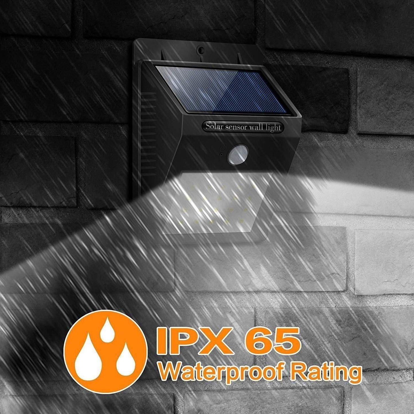 Outdoor Solar Clip Light with Motion Sensor