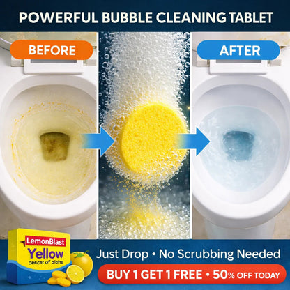 LemonBlast Deep Clean Bubble Tablets (BUY 12 GET 12 FREE)✨