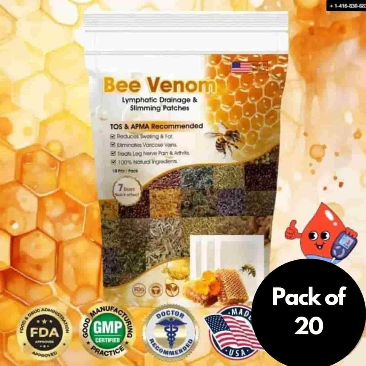 Bee-Venum Sliming Patches 😍Buy 1 Pack, Get 1 Pack FREE (TOTAL 20 PATCHES)