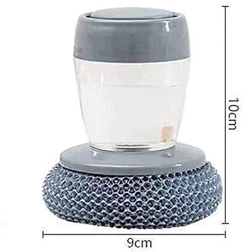 2 in 1 Liquid Soap Dispensing Palm Brush