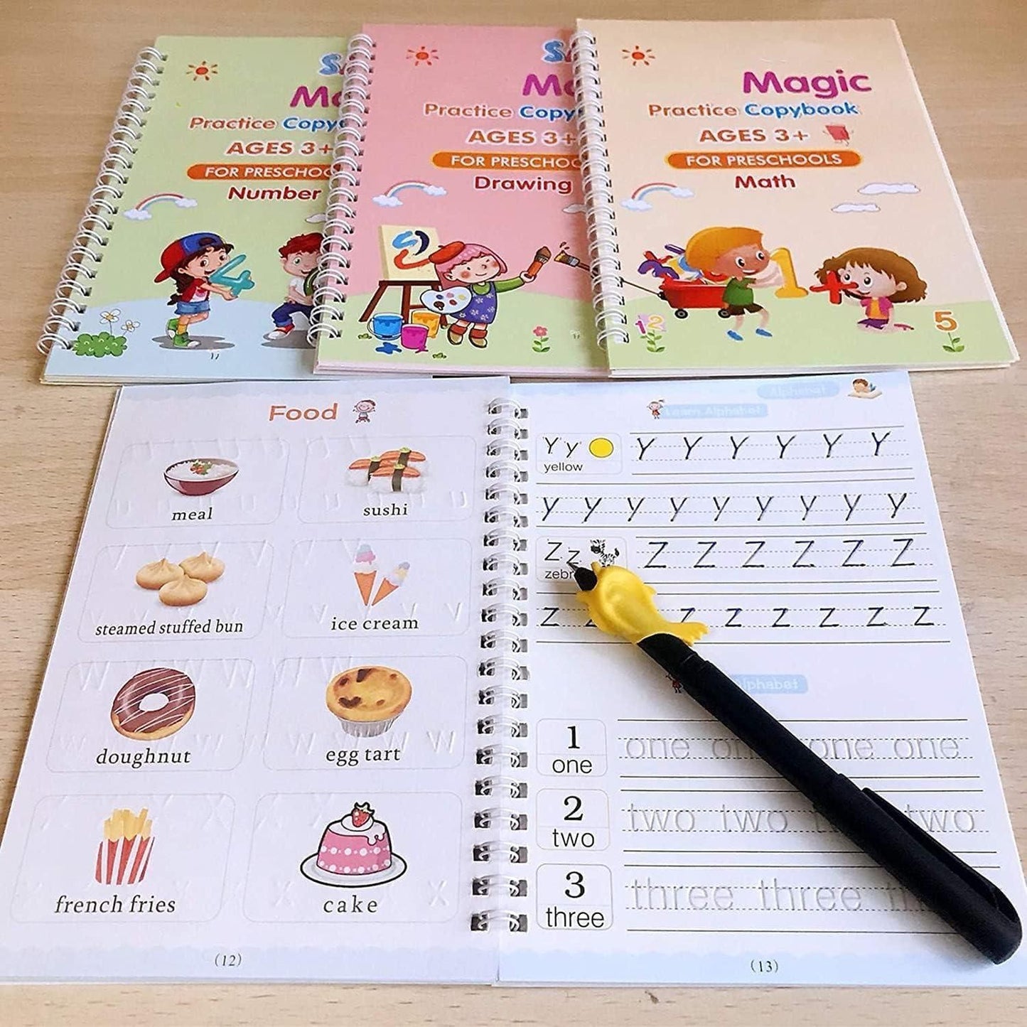 Reusable Grooved Handwriting Workbook for Kids