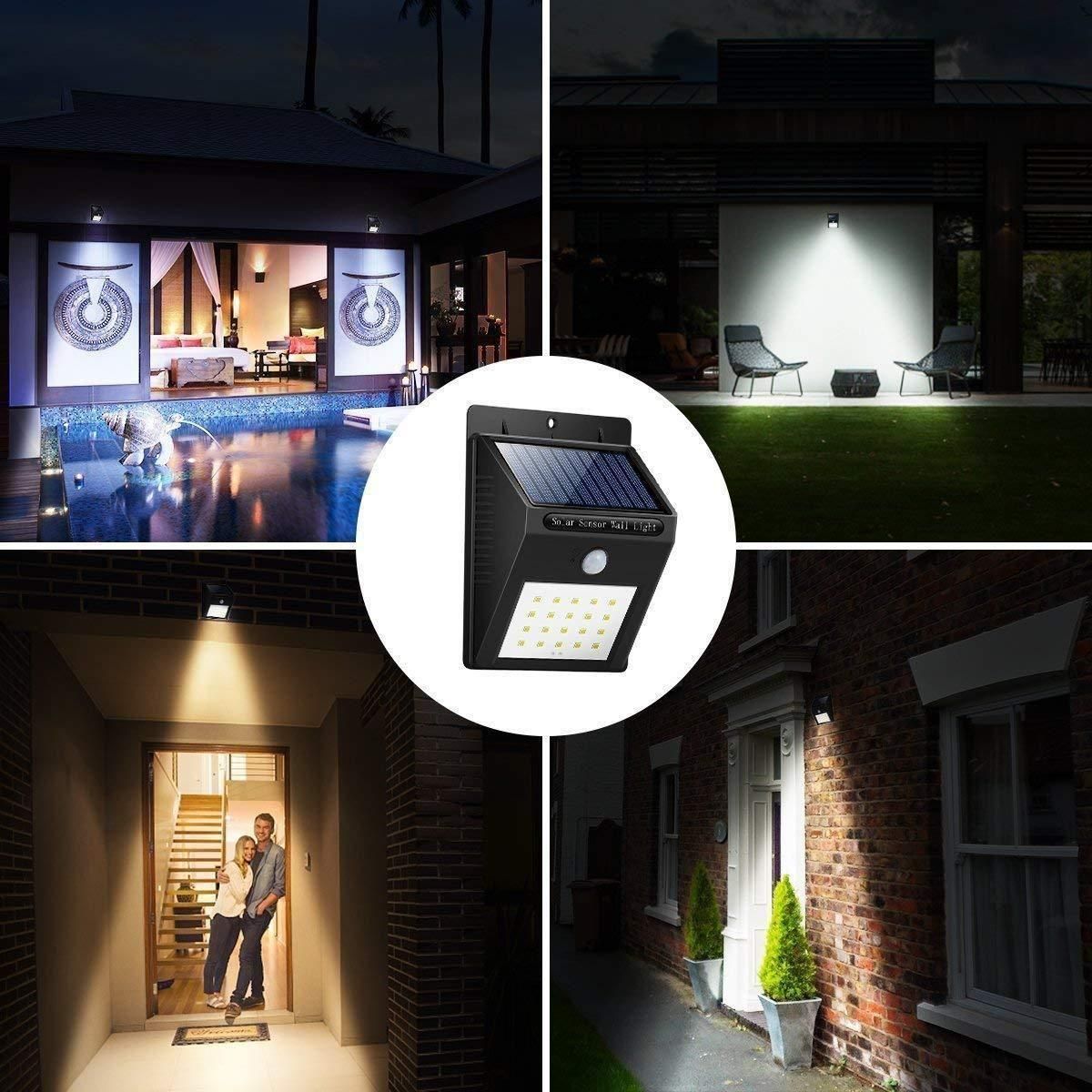 Outdoor Solar Clip Light with Motion Sensor