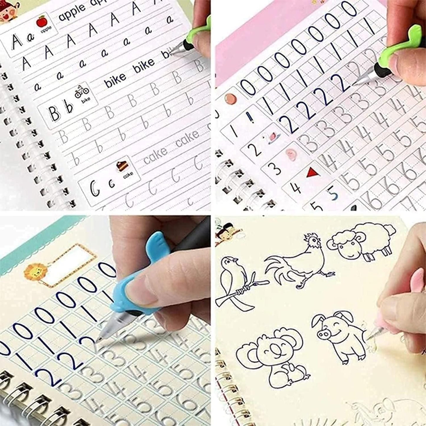 Reusable Grooved Handwriting Workbook for Kids