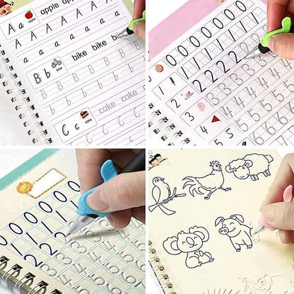 Reusable Grooved Handwriting Workbook for Kids