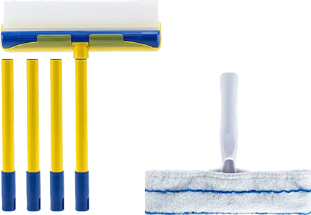 🔥Hot Sale 50%OFF🏆50KD+SOLD✨ Scratch-free & streak-free window scraper – 5-piece complete set for glass cleaning