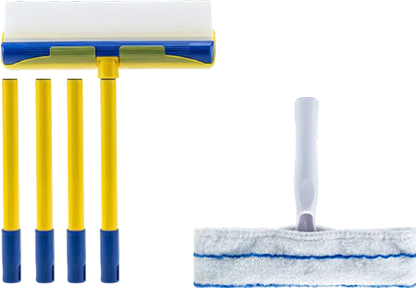 🔥Hot Sale 50%OFF🏆50KD+SOLD✨ Scratch-free & streak-free window scraper – 5-piece complete set for glass cleaning