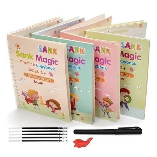 Reusable Grooved Handwriting Workbook for Kids