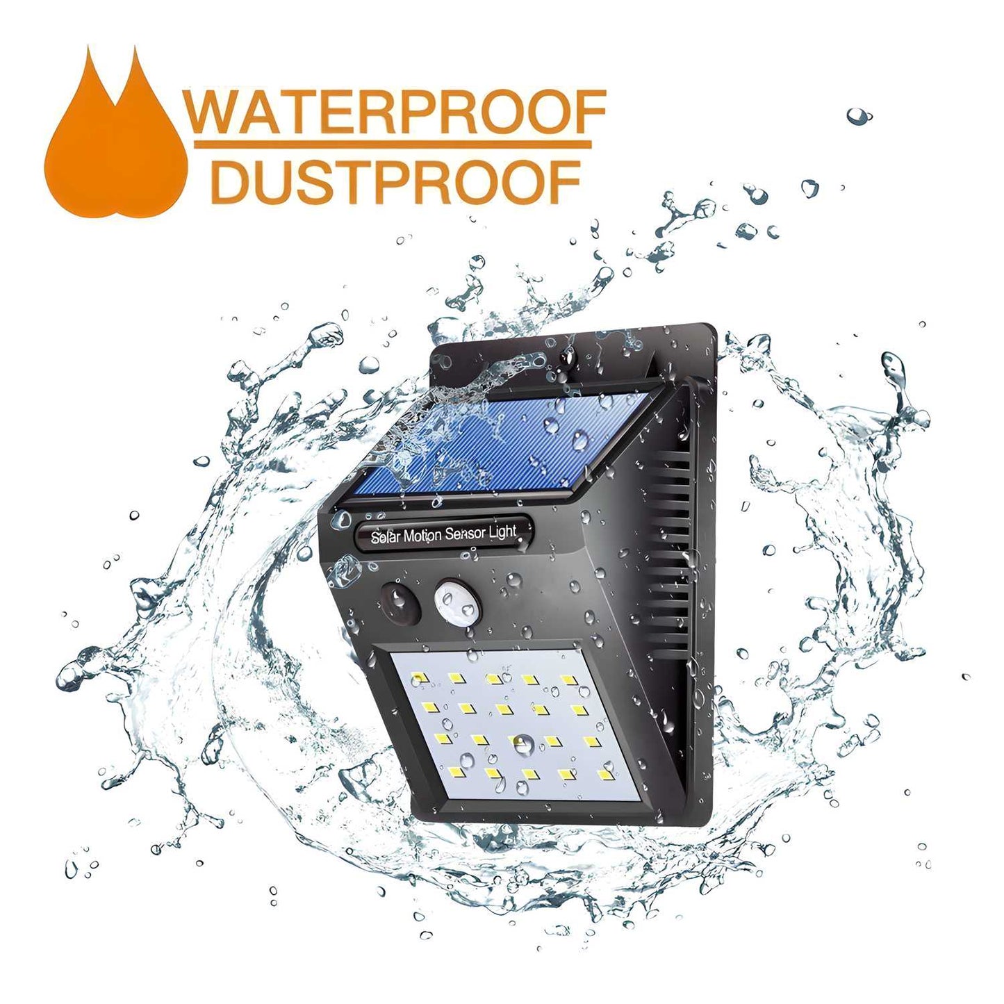 Outdoor Solar Clip Light with Motion Sensor
