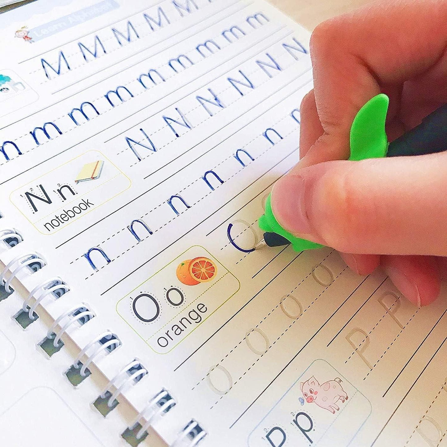 Reusable Grooved Handwriting Workbook for Kids
