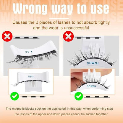 Magnetic Eyelashes Set (with Free Applicator)