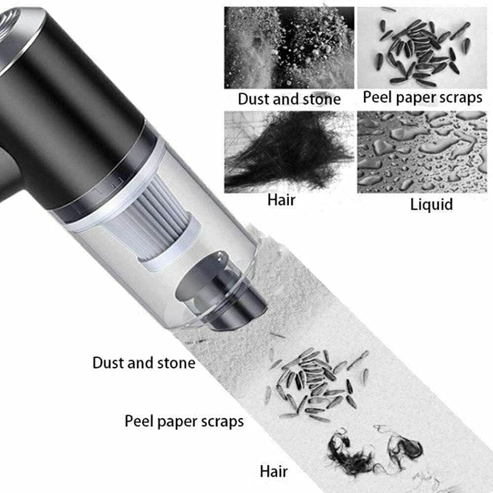 3 in 1 Mini Rechargeable Car Vacuum Cleaner