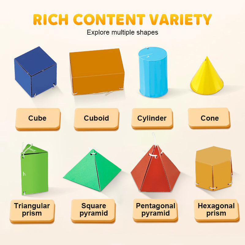 ⏰Last Day Promotion 49% OFF👶✨Pull String 3D Geometry Learning Book