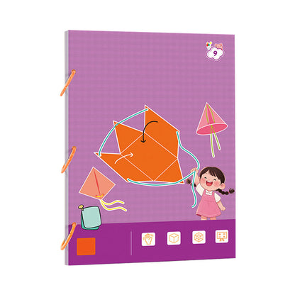⏰Last Day Promotion 49% OFF👶✨Pull String 3D Geometry Learning Book