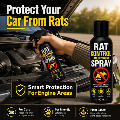 Rat Control - Rat Repellent Spray | BUY 1 GET 2 FREE!