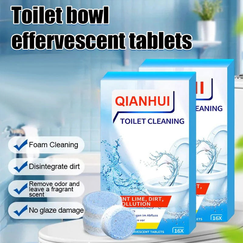 🔥BUY 2 GET 3 FREE🔥Lemon Scent Toilet Bowl Cleaner Tablets